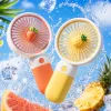 Colorful handheld mini fan, portable, silent, USB charging mini summer cooling wonder Specification image